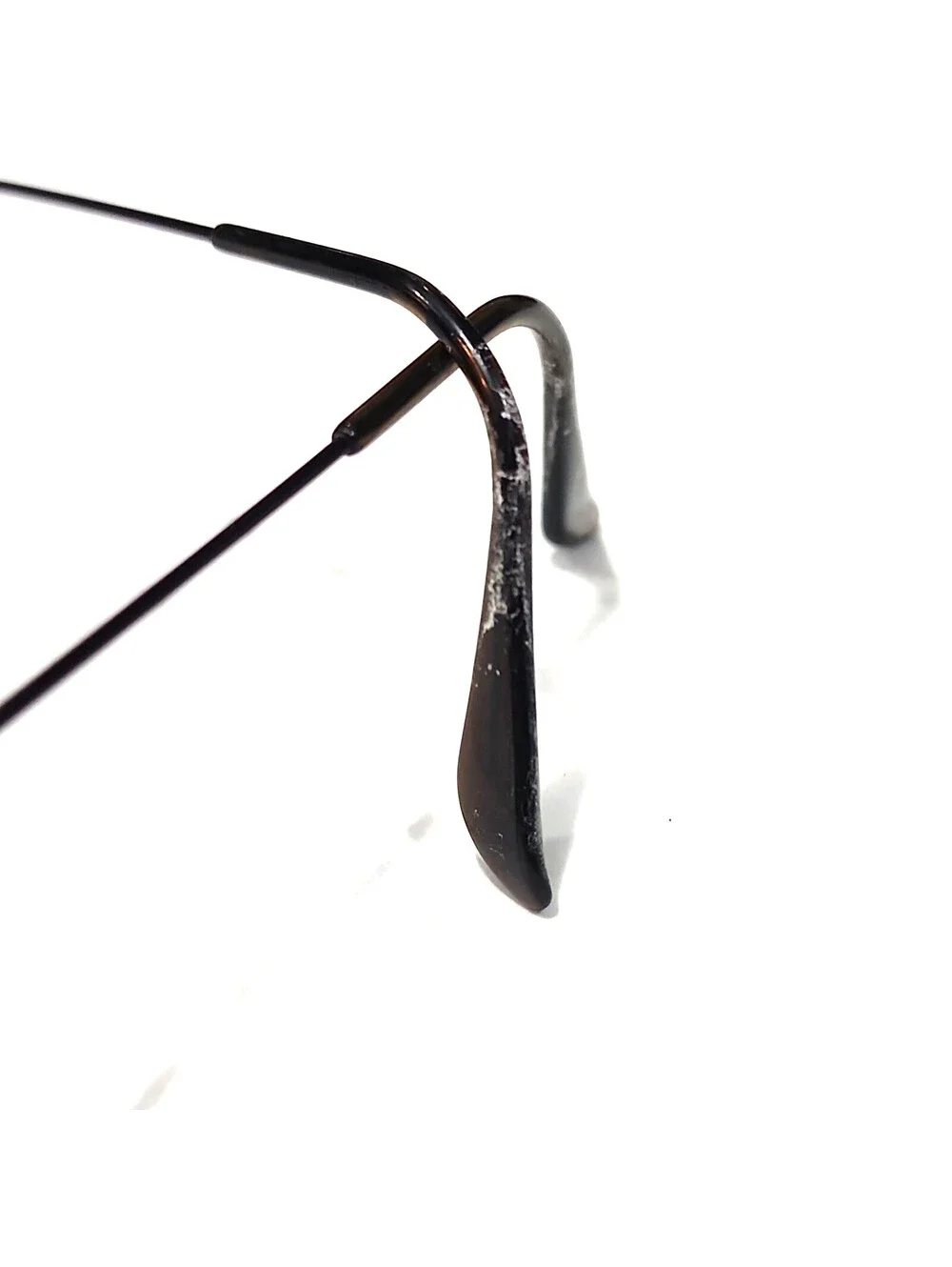 Ray Ban RB3025 014/51 Small Brown Metal Aviator Sunglasses Frame 55-14 READ